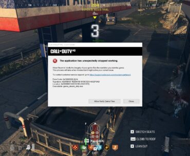 Loving MWZ but losing everything on a crash needs to stop