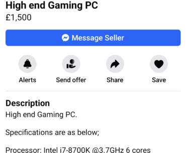 Found on Facebook Marketplace
