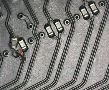 Missing capacitors where PCIE slot is