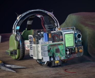 Mona Lisa Overdrive - Finn Communicator - Game Asset by Brandon Walsh