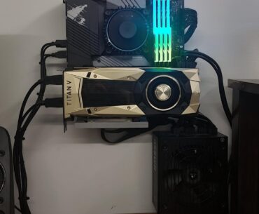 Wall mounted pc.