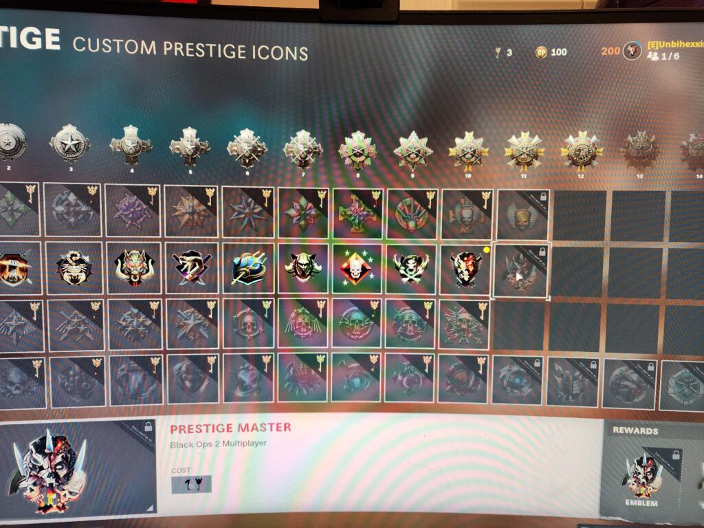 Does anybody know how I unlock the black ops 2 prestige master icon? I am high enough prestige I think