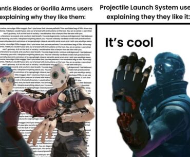 Arm mounted RPG goes hard