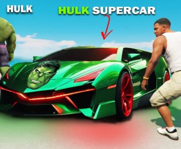 Franklin Stealing Hulk Car in GTA 5 ! | Techerz