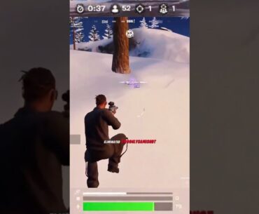 Hitting clean shots with the new sniper #shorts #fortnite #fortniteclips #fpsgames #gaming #mnk