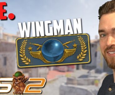 CS2 SoloQ to Global Elite Wingman Special LIVE
