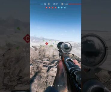 Limpeza da Flag com Gewehr #batllefield #sniper #fps #games