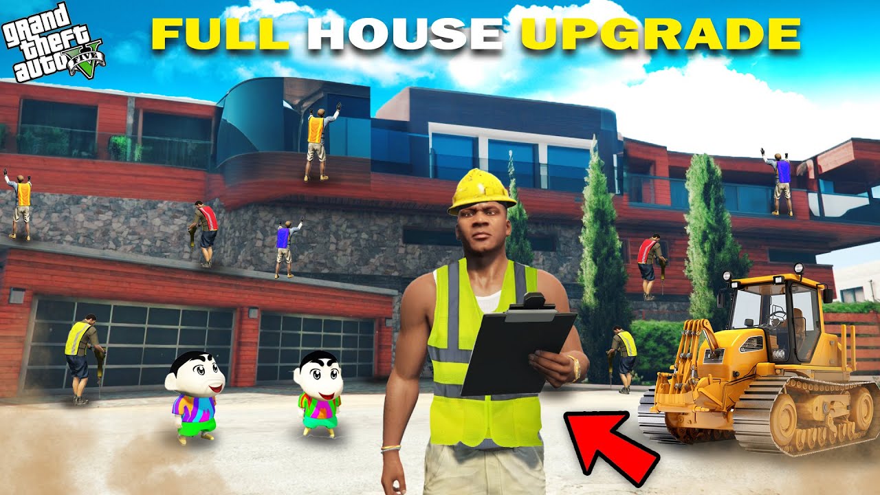 GTA 5 : Franklin Shinchan & Pinchan Full Ultimate Premium Luxury House Upgrade GTA 5 ! GTA 5 : Franklin Shinchan & Pinchan Full Ultimate Premium Luxury House Upgrade GTA 5 !