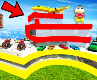 Franklin Buy LUXURY TRILLIONAIRE HOUSE To Surprise SHINCHAN and CHOP in GTA 5