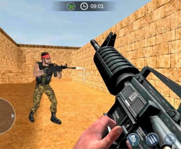 Counter Strike Gun Game FPS Shooting Games - M4 Carbine Banduk Game - Android Gameplay