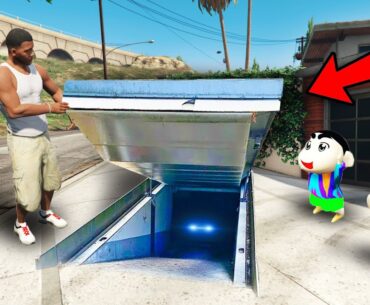 GTA 5 : I Found An Ultimate SECRET  Underground Bunker Under Franklin House.. (GTA 5 Mods)