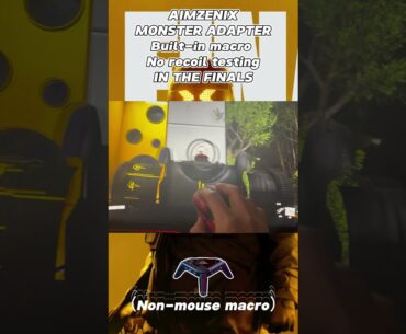 This No Recoil Macro can make you a gaming pro in FPS Game[THE FINALS]Game Built-in Macro Gameplay