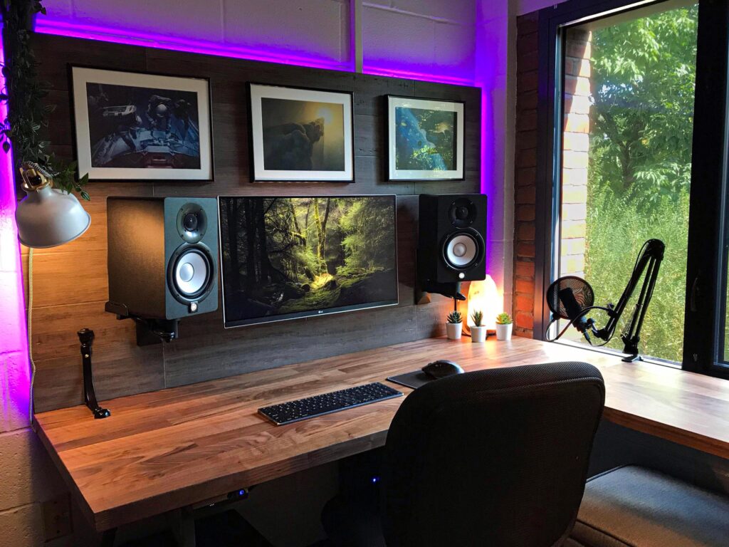 Looking to do something like this for my dorm. Ikea Karlby for the desk. What can I use as the backboard and how can I connect it to the desk securely? Can't mount it to the wall.