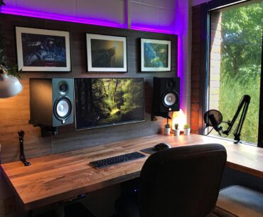 Looking to do something like this for my dorm. Ikea Karlby for the desk. What can I use as the backboard and how can I connect it to the desk securely? Can't mount it to the wall.