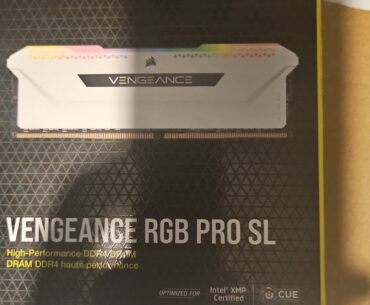 My partner bought me this after my ram failed yesterday
