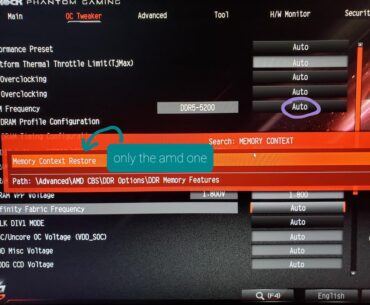 PSA - ASRock hidden Memory Context Restore overrides AMD's option, even when hidden