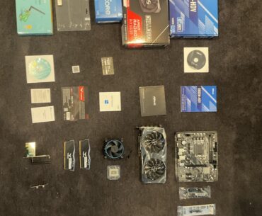Friend just send me this picture of all the parts for his PC that have arrived so far…