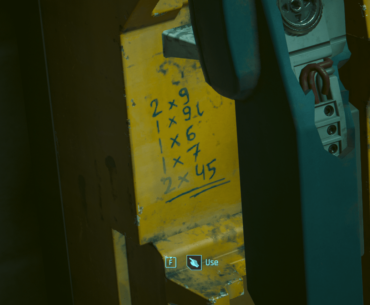 Easter Egg on the phone you use to contact Reed in Phantom Liberty