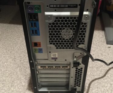 Super dumb question but : where do you plug in the monitor here ??