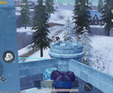 [FUNNY🤪] the winner of the snow❄️ village climbed on, looked around for the other survivor, and jumped off ~ I'm invisible🤭