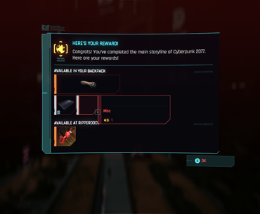 What is this invisible reward I get everytime I complete game.