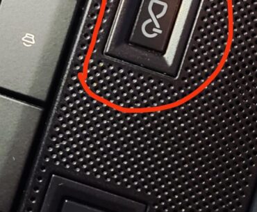 Hey y'all, my dad bought a laptop, and there is this button that we can't figure out what it is. Have any of you encountered it before?