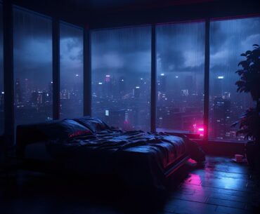 Cyberpunk bedroom