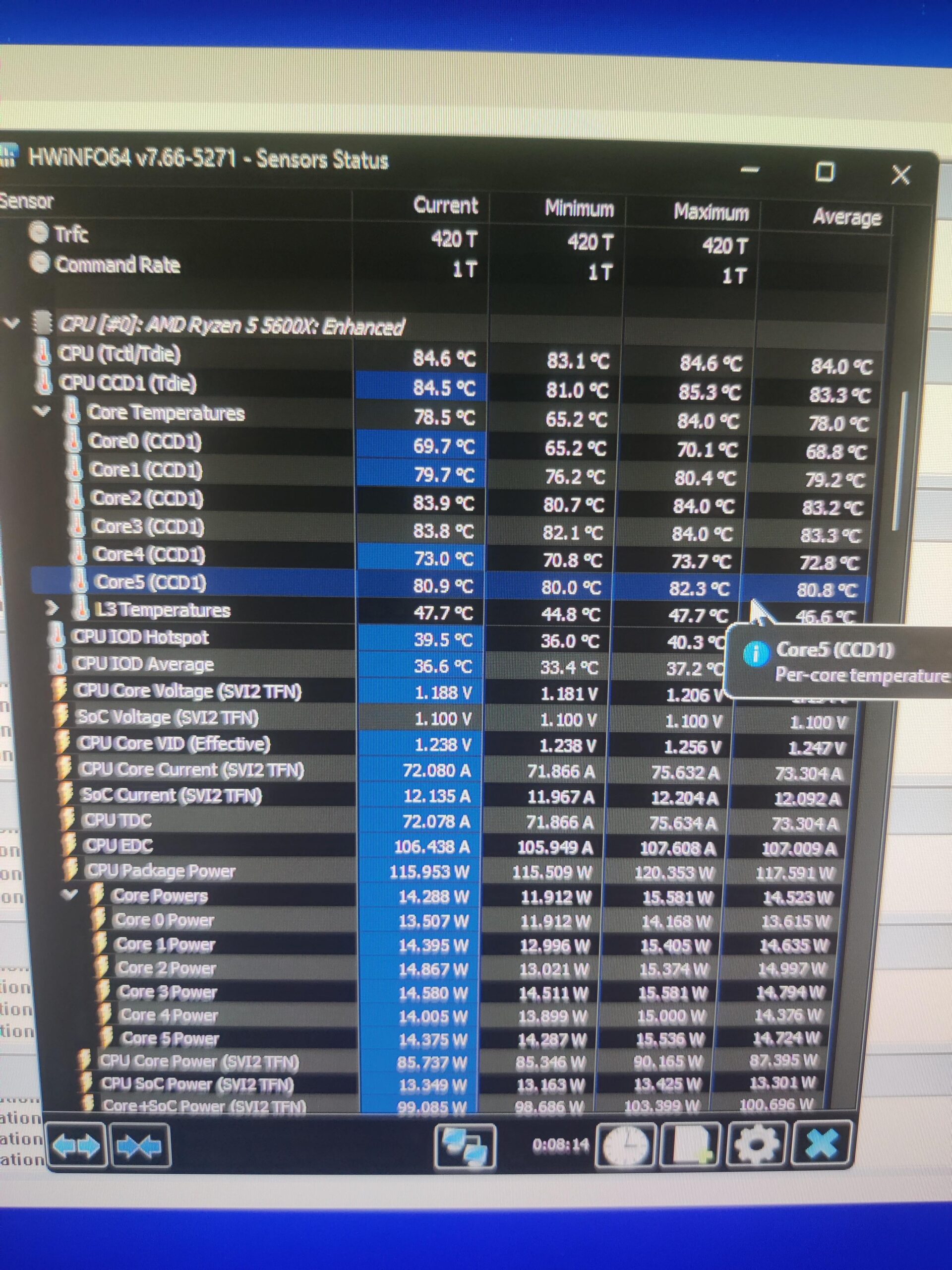 Huge temp difference between cores (5600x) Huge temp difference between cores (5600x)