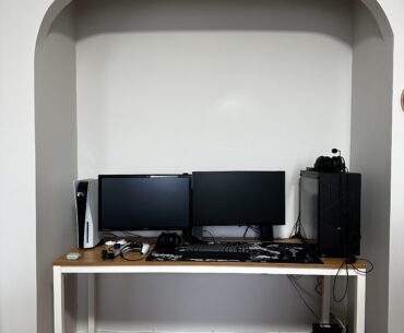 One step at a time I’m finally evolving my battlestation to its potential. First step is cable management!