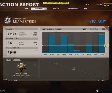 One of my more insane last 10 summaries. All Krig and 74u damage.