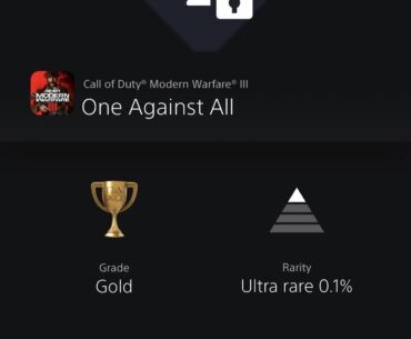 One Against All Trophy