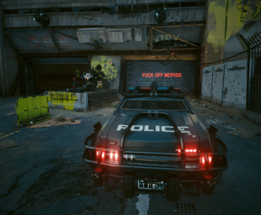 Nice little detail if you try to drive a stolen cop car through to Dogtown.