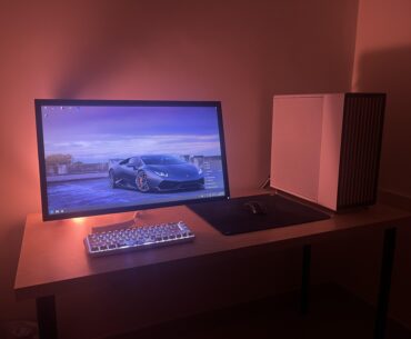 Minimalist gaming setup