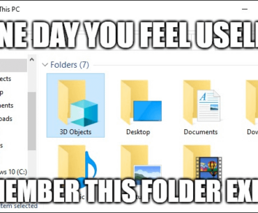 Undeletable folder