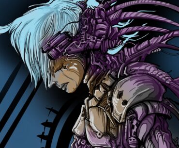 Cyberpunk inspired artwork