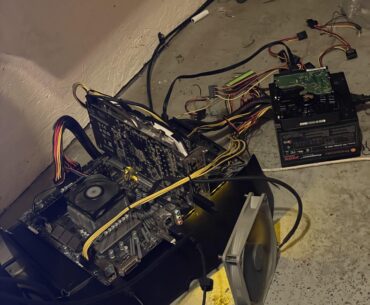 My buddy finally built a PC