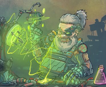 Cyber-Dwarf Tech /commissioned piece i made recently/