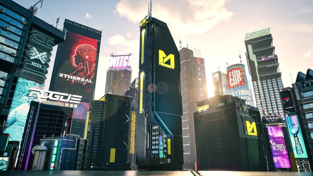 Cyberpunk City in Unreal 5.3.