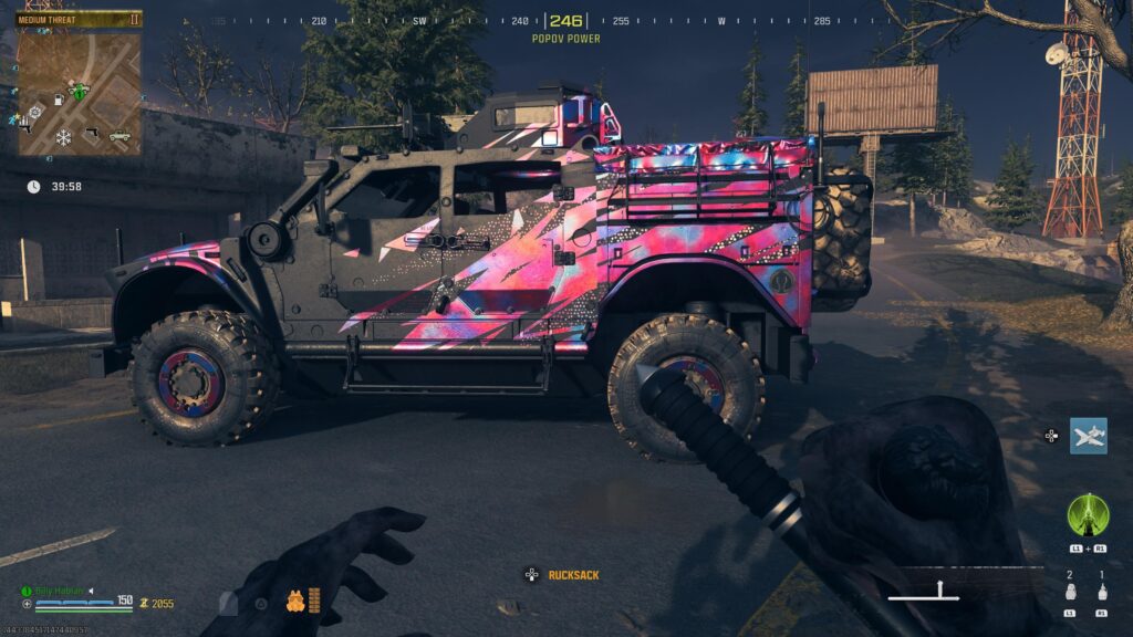 I equip Warmageddon on the LTV, get this instead... when are they going to fix this