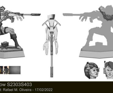 Some Ciberpunk character design I did for Loot Studios. All of them became 3d printable miniatures. I Hope you like it.