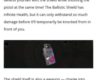 Fortnites Riot Shield