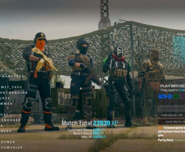 Me and my friend (Far left) got our first win since WZ 3.0 came out