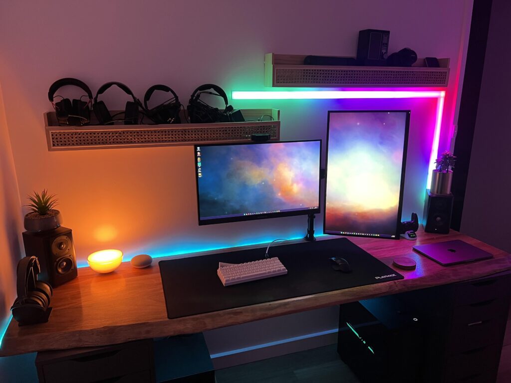 New house new setup! New house new setup!