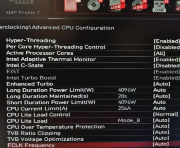 MSI z490 tomahawk - can't disable EIST / turbo boost?