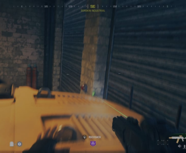 Trapped in cargo delivery garage