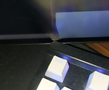 Should have placed the monitor a bit higher