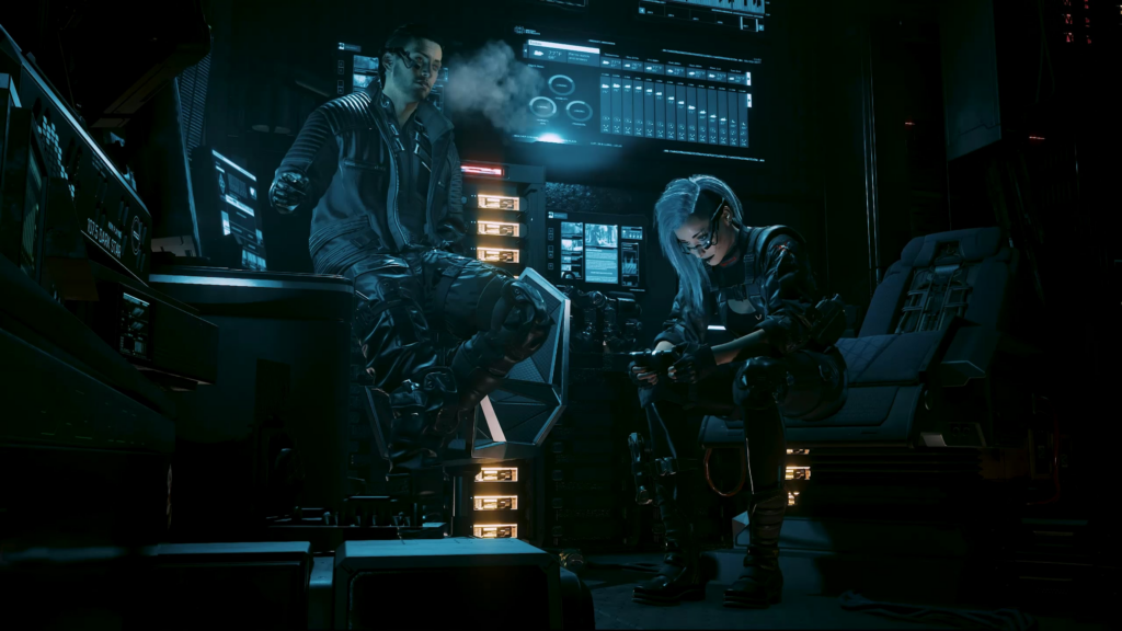 A Merc's after-hours breaktime
