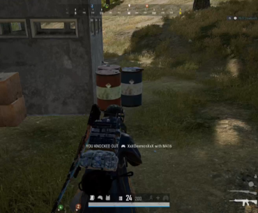 The awkward moment when you get caught reloading by a player who didn't realize his UMP is set to single fire