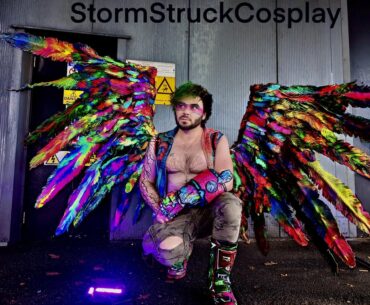 Cosplay of my Cyberpunk inspired OC. All hand made by myself. A work in progress.