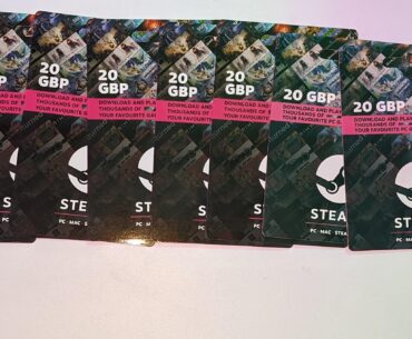 When all you ask for Christmas is Steam cards...